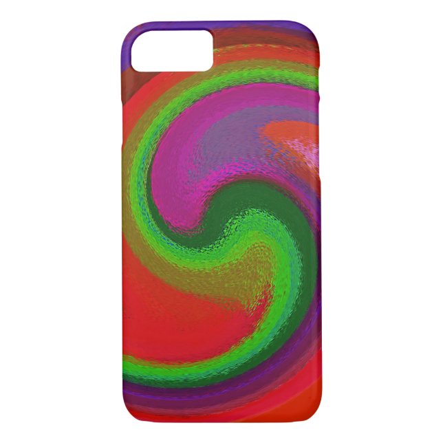 Abstract Art Swirl Colourful Paint Background #31 Case-Mate iPhone Case (Back)