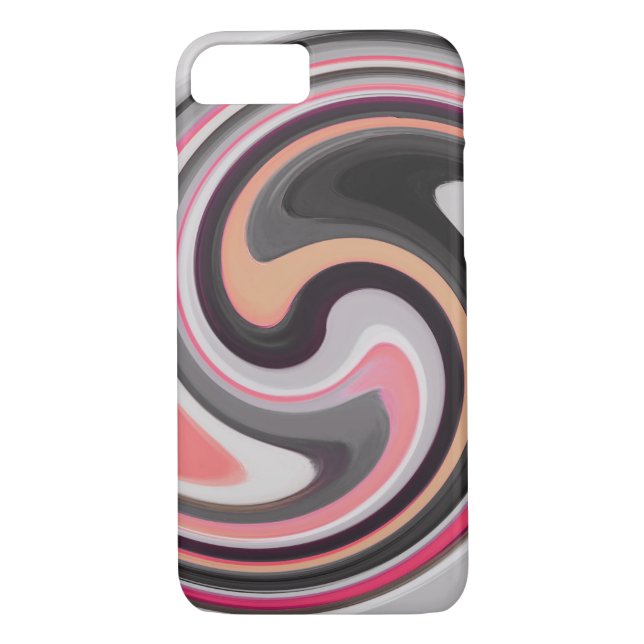 Abstract Art Swirl Colourful Paint Background #5 Case-Mate iPhone Case (Back)