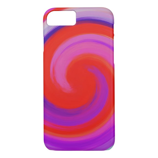 Abstract Art Swirl Colourful Paint Background #7 Case-Mate iPhone Case (Back)