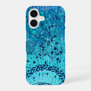 Abstract Art: Symphony on the Sea iPhone 16 Case