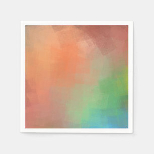 Abstract Art Template Elegant Modern Colourful Napkin