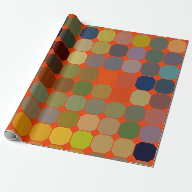 Abstract art texture. Colorful texture. Modern art Wrapping Paper (Unrolled)