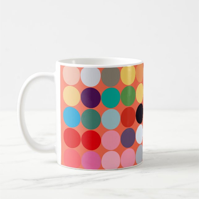 Abstract art texture. Colourful texture. Modern ar Coffee Mug (Left)