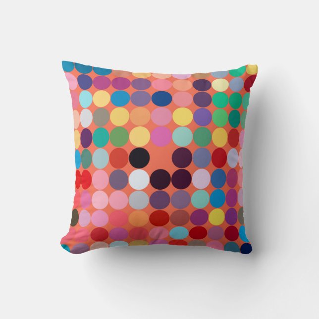 Abstract art texture. Colourful texture. Modern ar Cushion (Front)