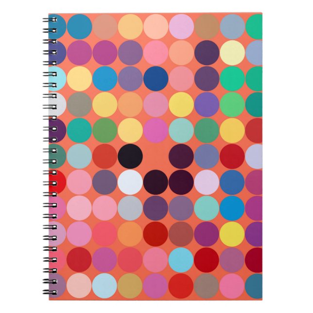 Abstract art texture. Colourful texture. Modern ar Notebook (Front)