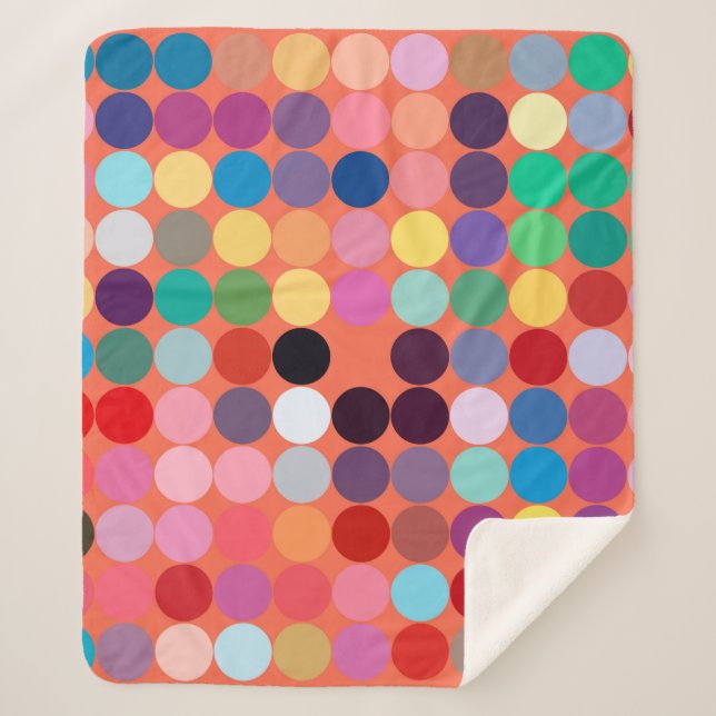 Abstract art texture. Colourful texture. Modern ar Sherpa Blanket (Front)