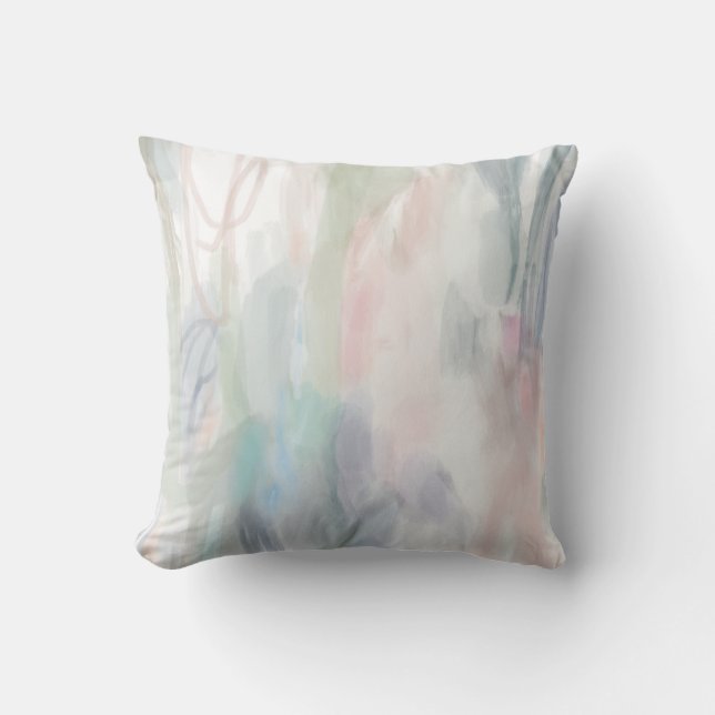 Abstract Art Throw Pillow (Front)