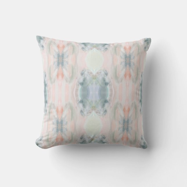 Abstract Art Throw Pillow (Front)