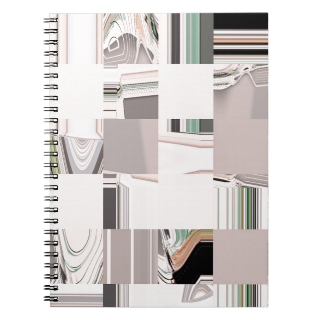 Abstract Art Tiled Notebook (Front)
