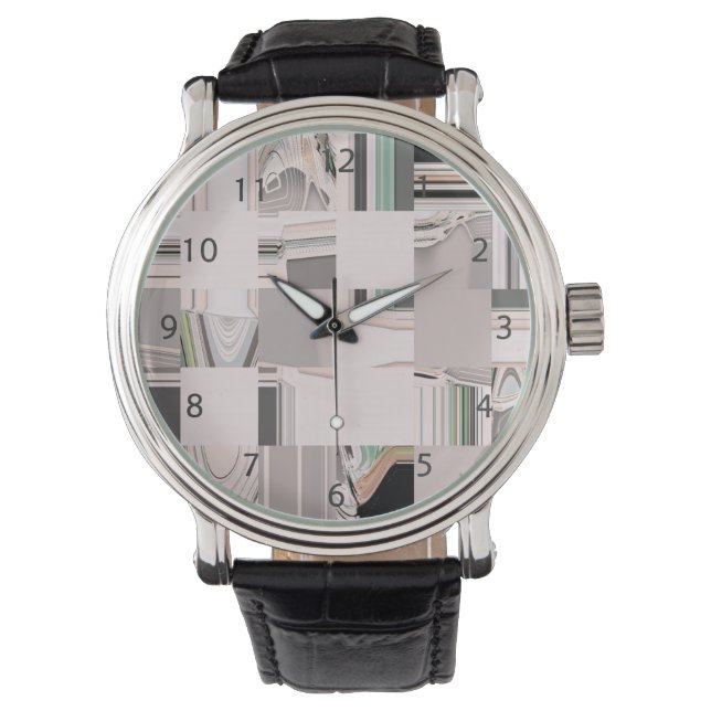 Abstract Art Tiled Watch (Front)