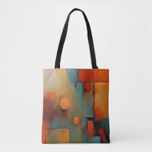 Abstract art tote bag