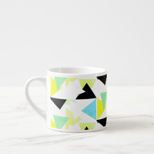 Abstract Art Triangle Pyramid Pattern Coffee Mug