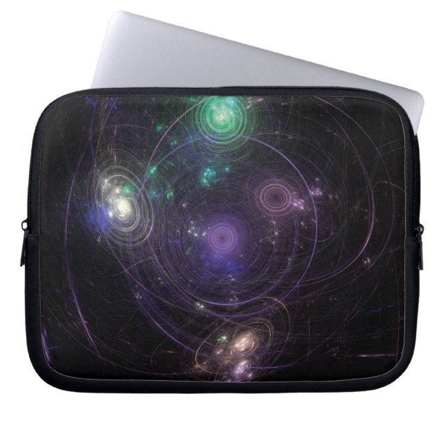 Abstract Art Universe Laptop Sleeve (Front)