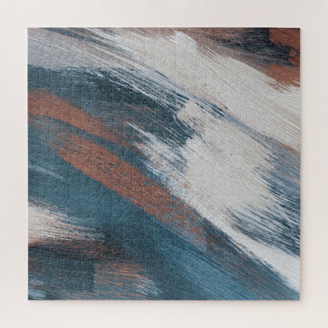 Abstract Art: Versatile Brush Strokes. Jigsaw Puzzle (Vertical)