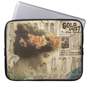 Abstract Art Vintage Girl Fashion Ads Case