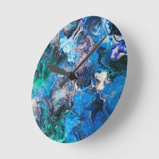 Abstract art wall clock