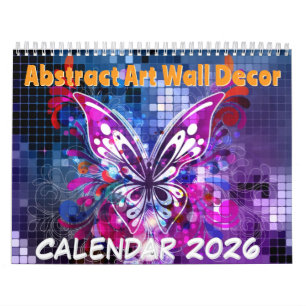 Abstract Art Wall Decor - 2026 Calendar