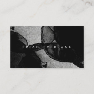 Abstract Art Watercolor Artist Profile Contact App Appointment Card