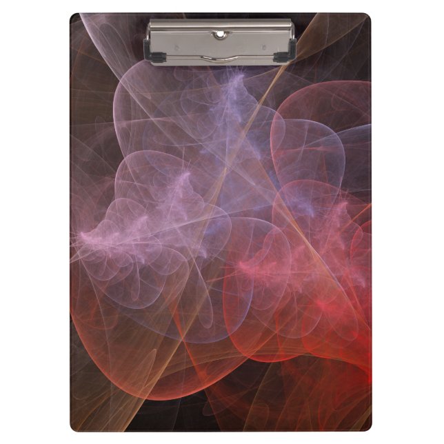 Abstract Art Wonderful Galaxy Clipboard (Front)