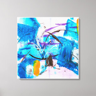 Abstract Art Wrapped Canvas Print