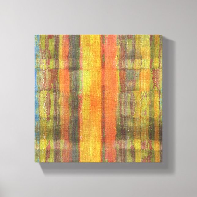 Abstract Art Wrapped Canvas Print (Front)
