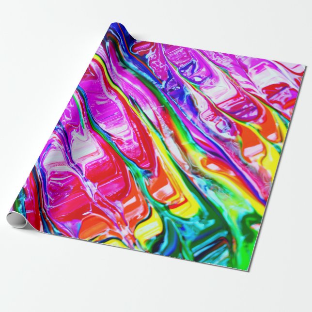  Abstract art Wrapping Paper (Unrolled)
