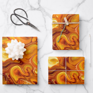 Abstract Art Wrapping Paper Sheets