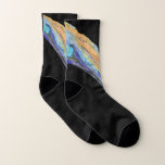 Abstract Artist Designed Socks<br><div class="desc">I made this really cool abstract painting in 2022.  It sold to the first person that saw it,  so I decided to make it available this way.</div>