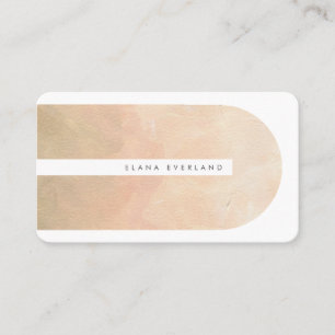 Abstract Artist Texture Shape Neutral Business Appointment Card