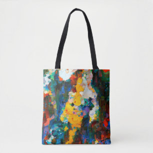 Abstract artistic background. Warm vibrant texture Tote Bag