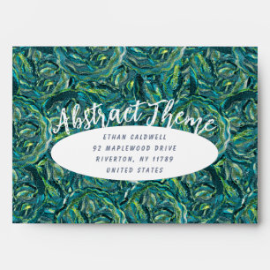 Abstract Artistic Design for Art Theme Envelope