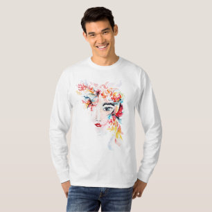  Abstract Artistic Face T-Shirt 