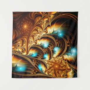 Abstract artistic golden light background. Fine de Tapestry