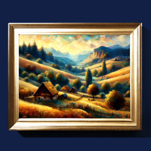 Abstract Artistic Landscape IV Poster