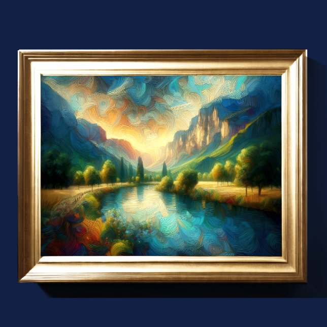 Abstract Artistic Landscape V Poster (Creator Uploaded)