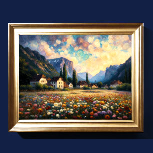Abstract Artistic Landscape VII Poster
