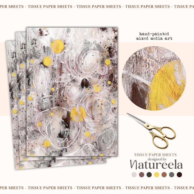 Abstract Artistic Texture Design Tissue Paper (Creator Uploaded)