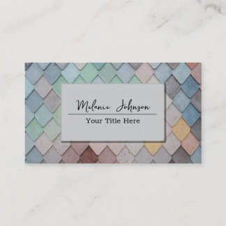 Abstract Artistic Tiled  Business Card