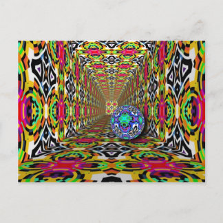 Abstract ARTs - Kaleidoscope pattern 10 Postcard