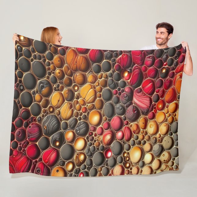 Abstract Artwork 17 -  Fleece Blanket (In Situ)