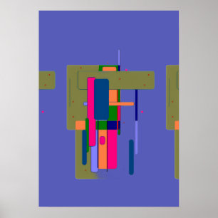 Abstract Artwork Composition  Poster