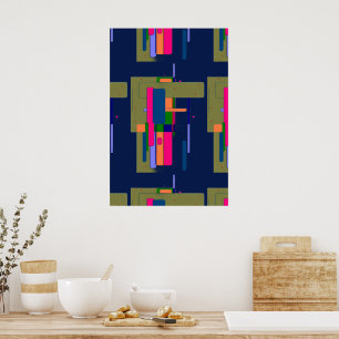 Abstract Artwork Composition  Poster