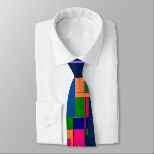 Abstract Artwork Composition Tie