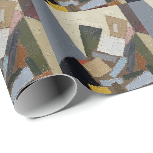 Abstract Artwork Composition  Wrapping Paper (Roll Corner)
