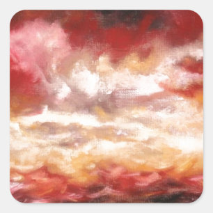 Abstract Artwork Square Sticker