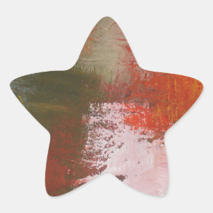 Abstract Artwork Star Sticker