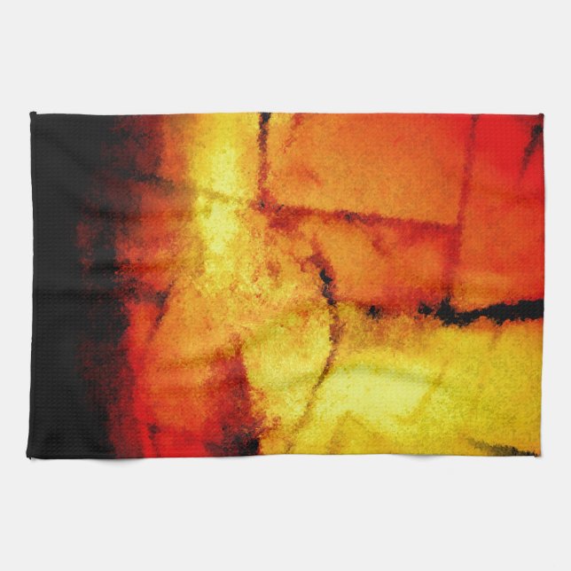 Abstract Artwork Tea Towel (Horizontal)