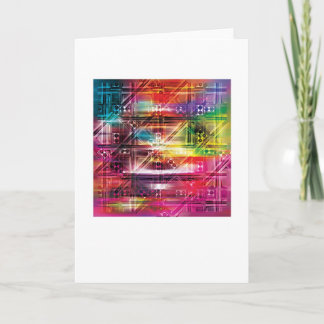 Abstract Arty Greetings Card - TV Themed