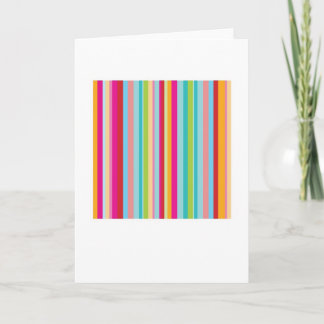 Abstract Arty Greetings Card - Vertical Stripes