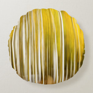 Abstract Aspen's Round Cushion